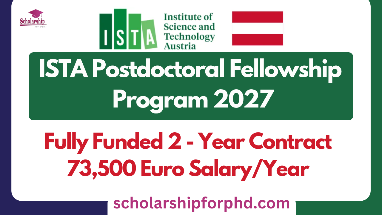 ISTA Postdoctoral Fellowship Program 2027