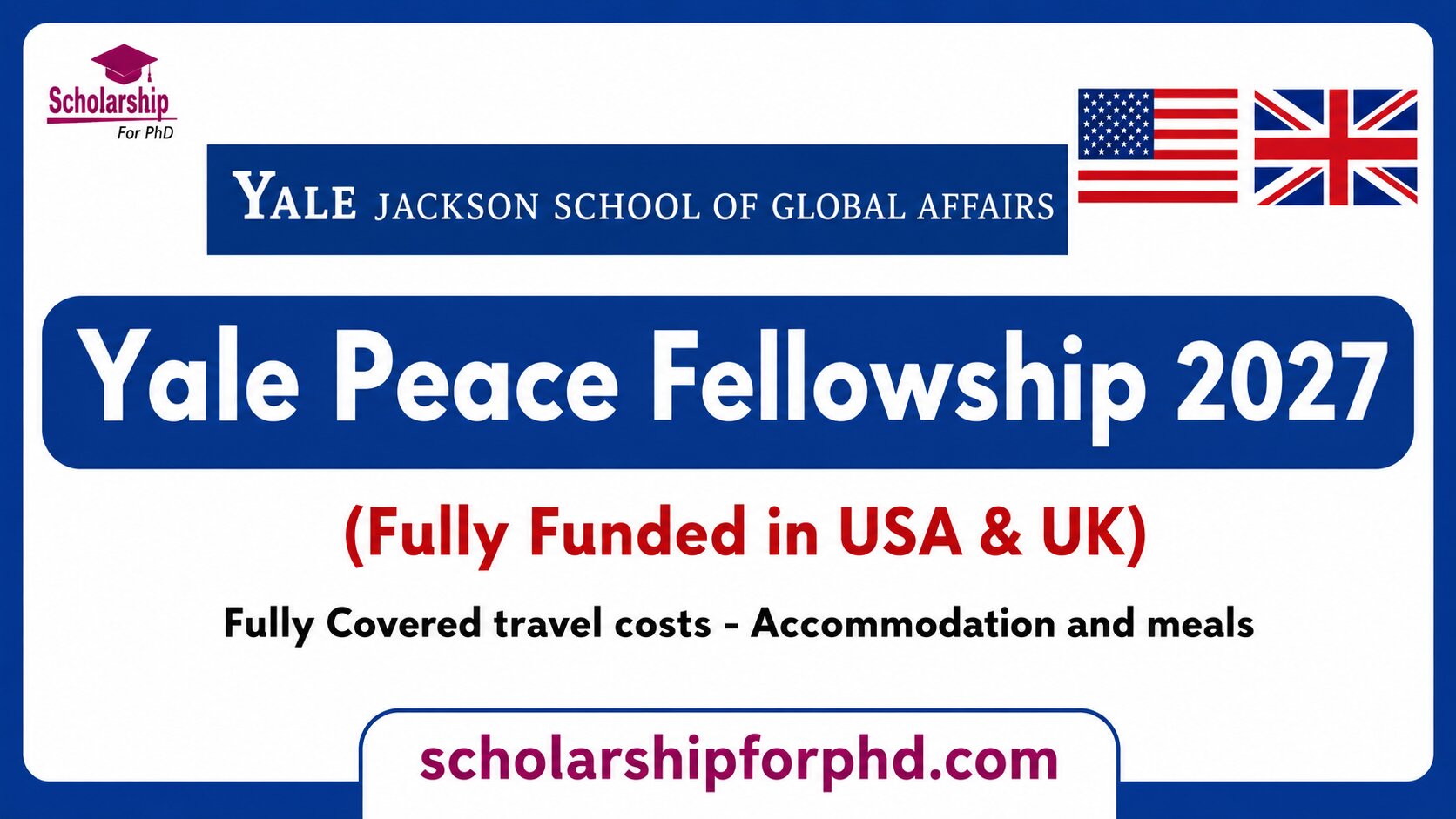 Yale Peace Fellowship 2027