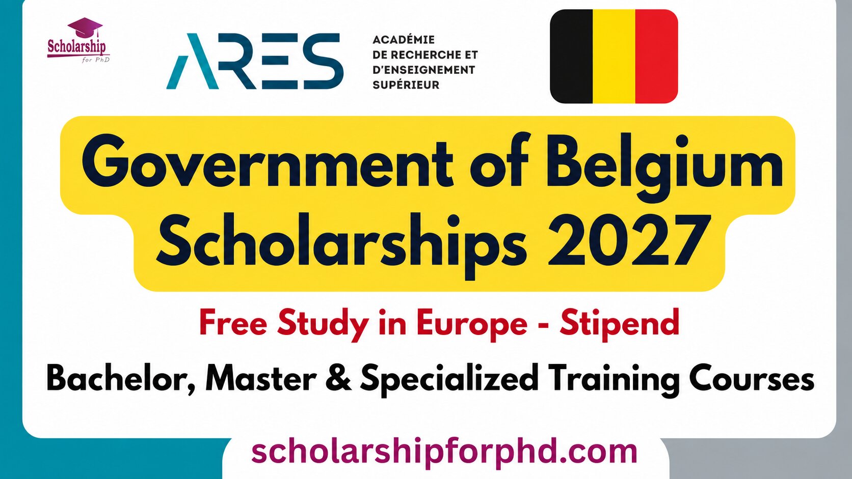 Government of Belgium Scholarships 2027