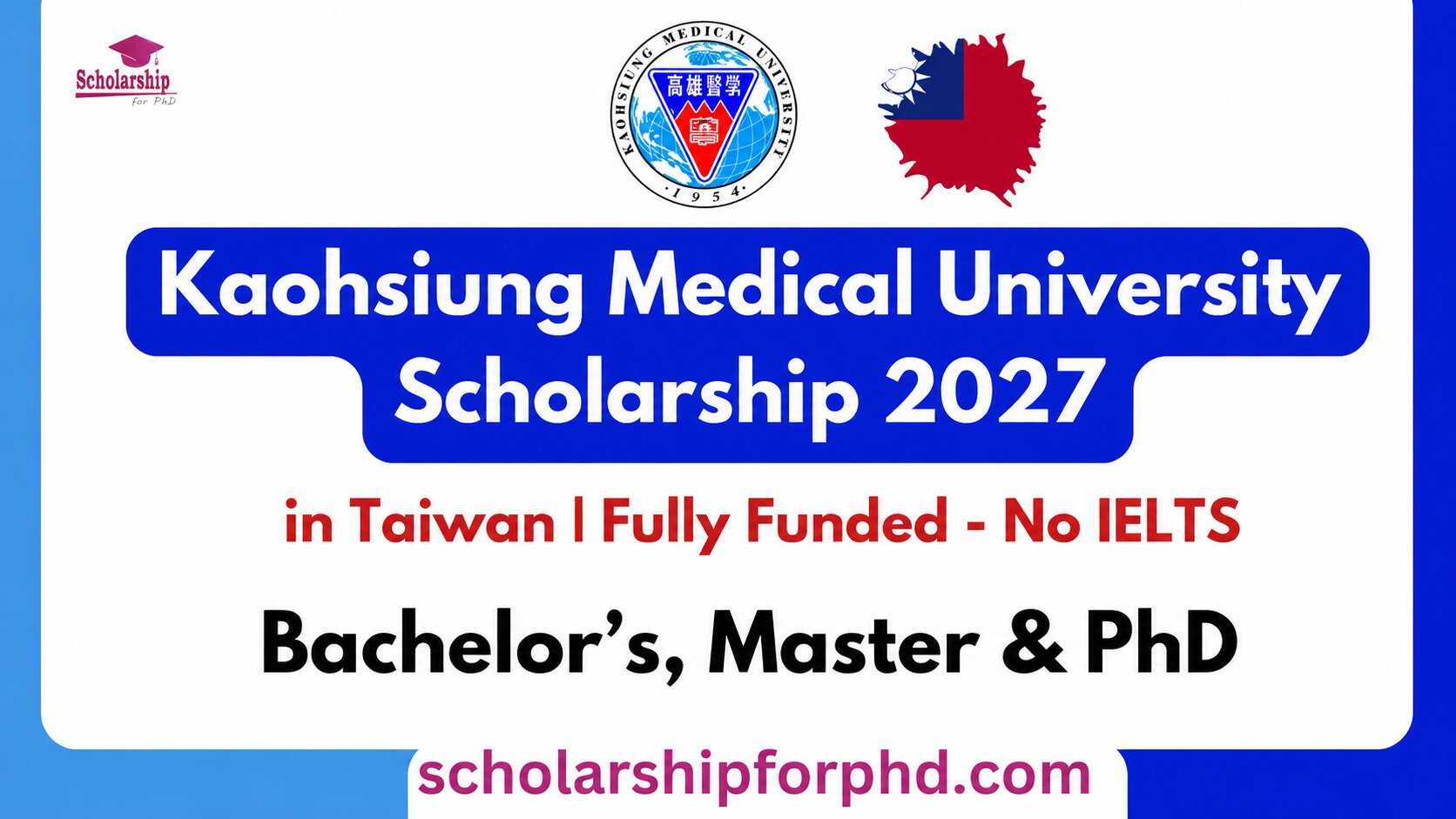 Kaohsiung Medical University Scholarship 2027