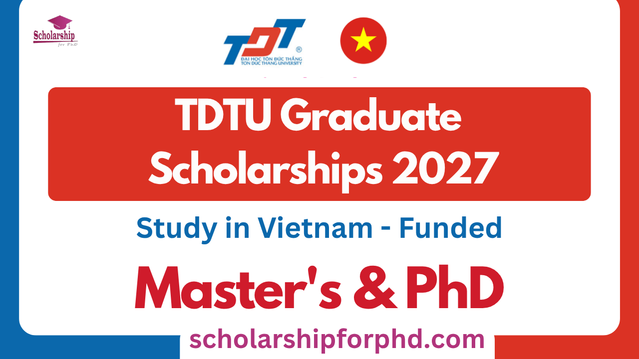 TDTU Graduate Scholarships 2027