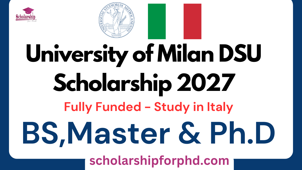University of Milan DSU Scholarship 2027