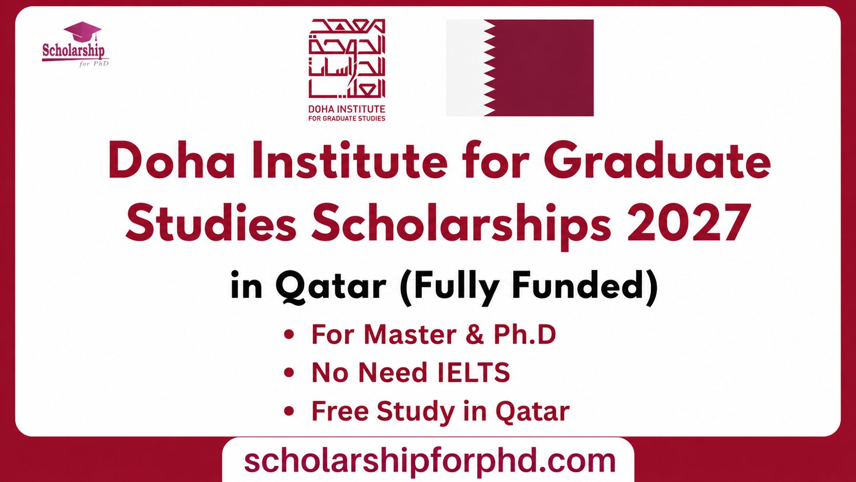 Doha Institute for Graduate Studies Scholarships 2027