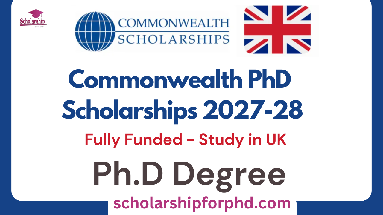 Commonwealth PhD Scholarships 2027